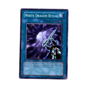 Yu-Gi-Oh White Dragon Ritual Card Blue SKE-025 Ritual Spell 1st Edition Konami